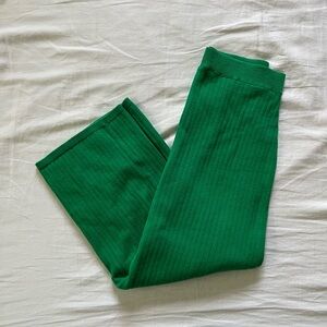 Free People Green Midi Skirt